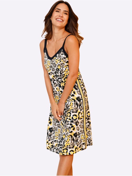 Chemise De Nuit Jersey Fin - Taille Standard - Moda Vilona - Kiabi