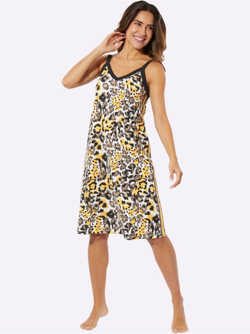 Chemise De Nuit Jersey Fin - Taille Standard - Moda Vilona - Kiabi
