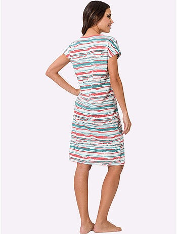Chemise De Nuit Jersey Fin - Taille Standard - Moda Vilona