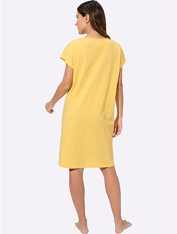 Chemise De Nuit Jersey Fin - Taille Standard - Moda Vilona