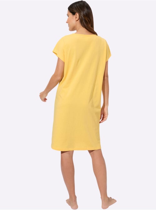 Chemise De Nuit Jersey Fin - Taille Standard - Moda Vilona - Kiabi Chemise De Nuit Jersey Fin - Taille Standard - Moda Vilona - Kiabi