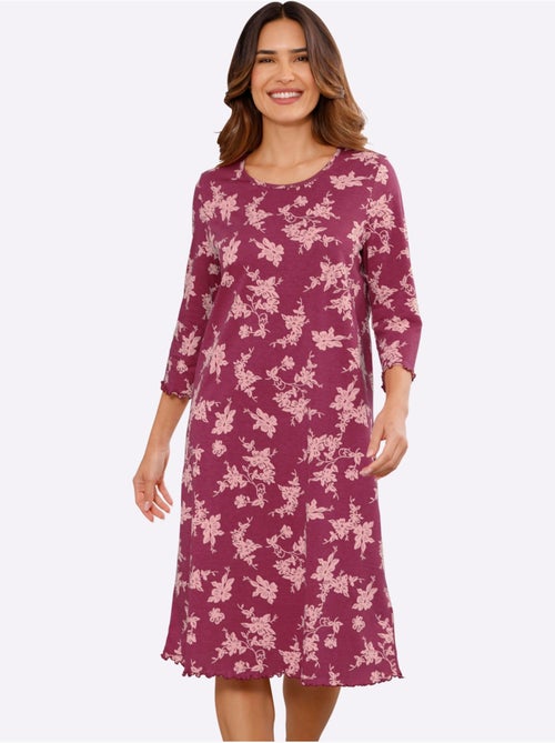 Chemise de nuit jersey fin - taille standard - moda vilona - Kiabi Chemise de nuit jersey fin - taille standard - moda vilona - Kiabi