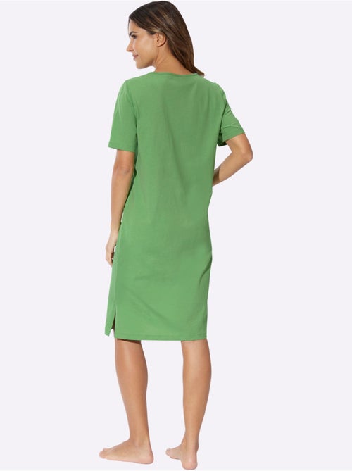 Chemise de nuit jersey fin - taille standard - moda vilona - Kiabi Chemise de nuit jersey fin - taille standard - moda vilona - Kiabi