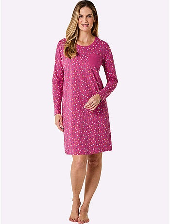 Chemise De Nuit Jersey Fin - Taille Standard - Witt - Lot de 2