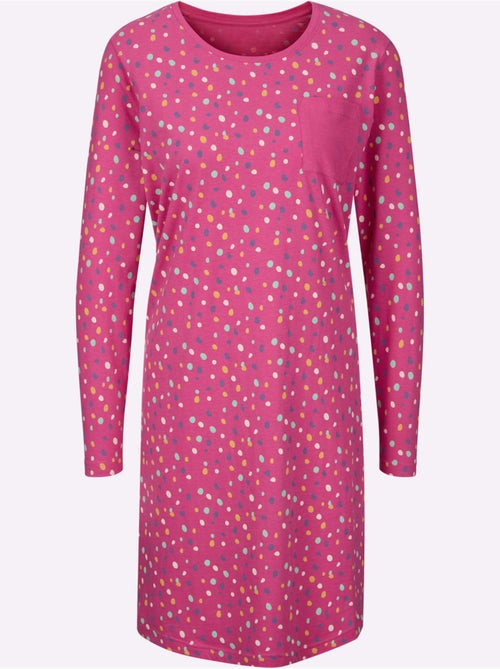 Chemise De Nuit Jersey Fin - Taille Standard - Witt - Lot de 2 - Kiabi