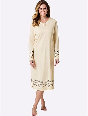 Chemise De Nuit Jersey Fin - Taille Standard - Witt