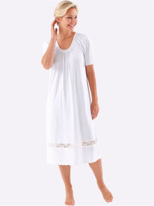 Chemise De Nuit Jersey Fin - Taille Standard - Witt - Kiabi