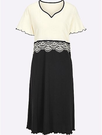 Chemise De Nuit Jersey Fin - Taille Standard - Witt