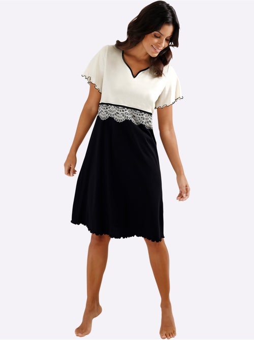 Chemise De Nuit Jersey Fin - Taille Standard - Witt - Kiabi Chemise De Nuit Jersey Fin - Taille Standard - Witt - Kiabi