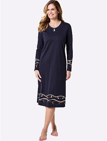 Chemise De Nuit Jersey Fin - Taille Standard - Witt