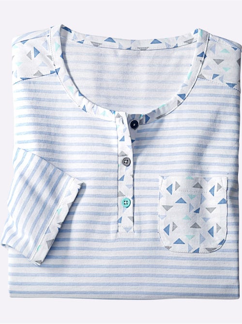 Chemise de nuit jersey fin - taille standard - witt - Kiabi Chemise de nuit jersey fin - taille standard - witt - Kiabi