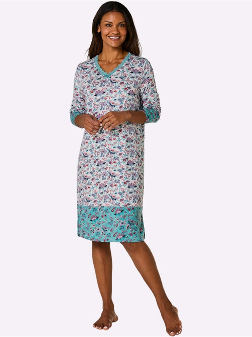 Chemise De Nuit Jersey Fin - Taille Standard - Witt - Kiabi