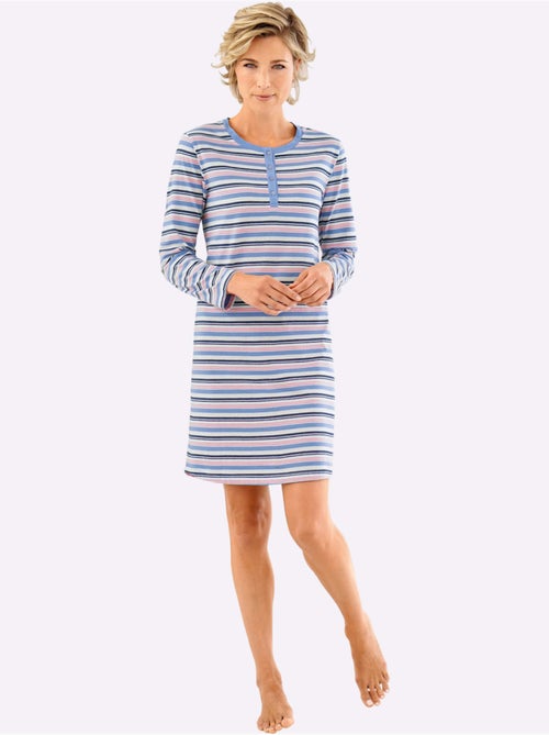 Chemise de nuit jersey fin - taille standard - witt - Kiabi Chemise de nuit jersey fin - taille standard - witt - Kiabi