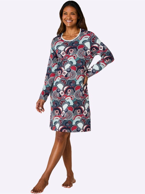 Chemise De Nuit Jersey Fin - Taille Standard - Witt - Kiabi