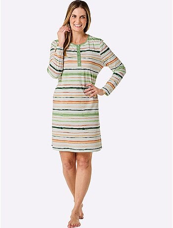 Chemise De Nuit Jersey Fin - Taille Standard - Witt