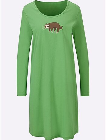 Chemise De Nuit Jersey Fin - Taille Standard - Witt