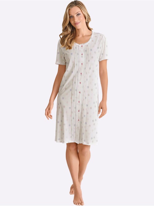Chemise De Nuit Jersey Fin - Taille Standard - Witt - Kiabi Chemise De Nuit Jersey Fin - Taille Standard - Witt - Kiabi