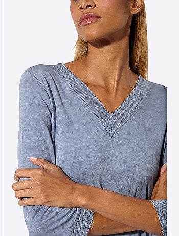 Chemise De Nuit Jersey Fin - Taille Standard - Witt