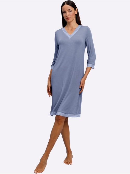 Chemise De Nuit Jersey Fin - Taille Standard - Witt - Kiabi Chemise De Nuit Jersey Fin - Taille Standard - Witt - Kiabi