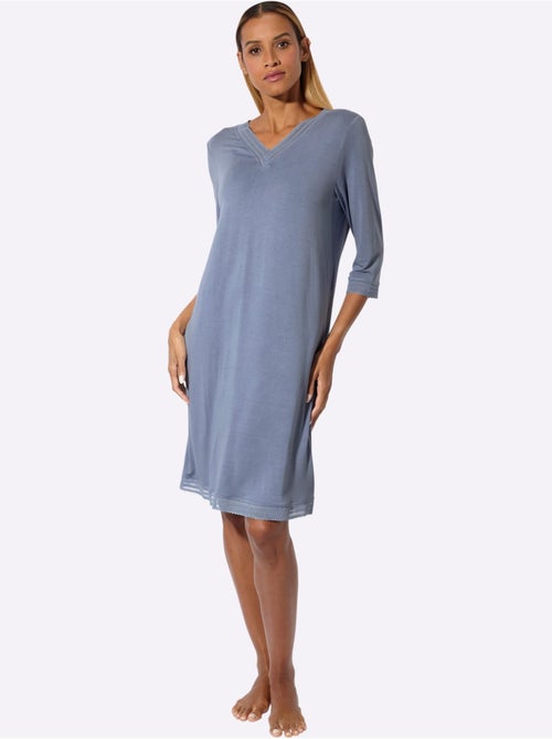 Chemise De Nuit Jersey Fin - Taille Standard - Witt - Kiabi Chemise De Nuit Jersey Fin - Taille Standard - Witt - Kiabi
