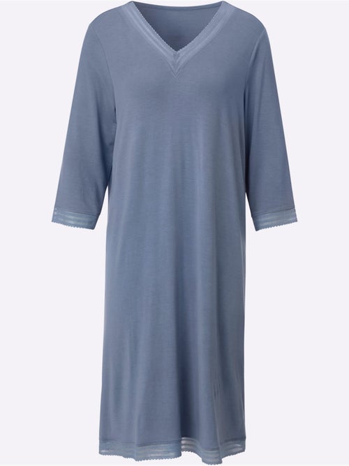 Chemise De Nuit Jersey Fin - Taille Standard - Witt - Kiabi Chemise De Nuit Jersey Fin - Taille Standard - Witt - Kiabi