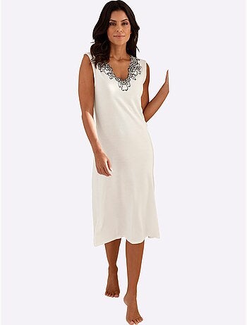 Chemise De Nuit Jersey Fin - Taille Standard - Witt