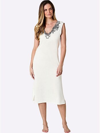 Chemise De Nuit Jersey Fin - Taille Standard - Witt