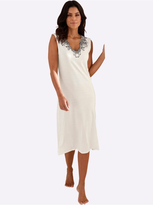 Chemise De Nuit Jersey Fin - Taille Standard - Witt - Kiabi