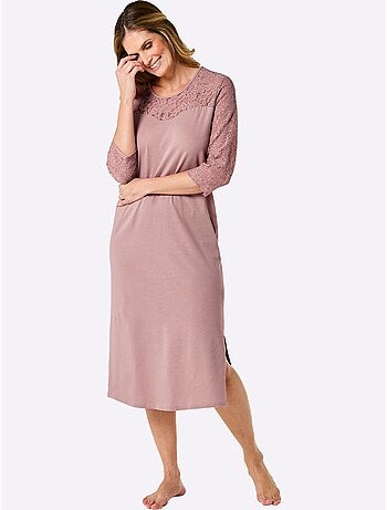 Chemise De Nuit Jersey Fin - Taille Standard - Witt