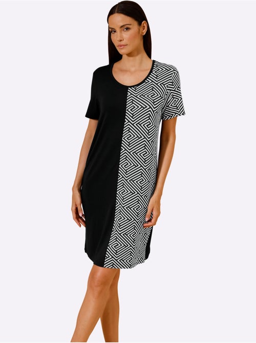 Chemise De Nuit Jersey Fin - Taille Standard - Witt - Kiabi