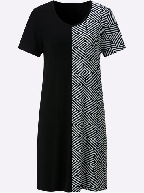 Chemise De Nuit Jersey Fin - Taille Standard - Witt - Kiabi