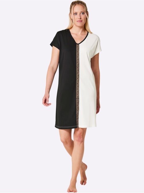 Chemise De Nuit Jersey Fin - Taille Standard - Witt - Kiabi Chemise De Nuit Jersey Fin - Taille Standard - Witt - Kiabi