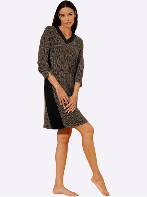 Chemise De Nuit Jersey Fin - Taille Standard - Witt - Kiabi