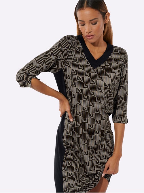 Chemise De Nuit Jersey Fin - Taille Standard - Witt - Kiabi
