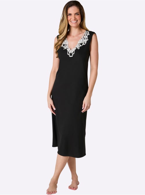 Chemise De Nuit Jersey Fin - Taille Standard - Witt - Kiabi Chemise De Nuit Jersey Fin - Taille Standard - Witt - Kiabi