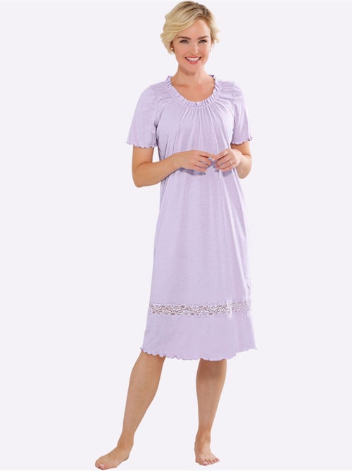 Chemise De Nuit Jersey Fin - Taille Standard - Witt - Kiabi Chemise De Nuit Jersey Fin - Taille Standard - Witt - Kiabi