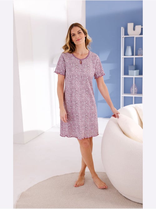 Chemise De Nuit Jersey Fin - Taille Standard - Witt - Kiabi