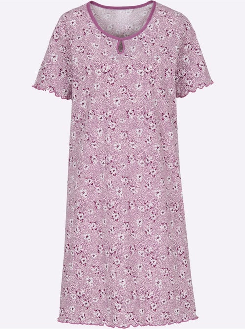 Chemise De Nuit Jersey Fin - Taille Standard - Witt - Kiabi