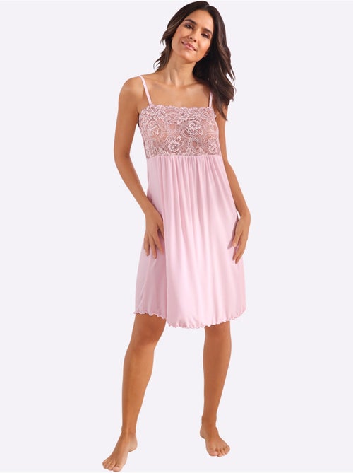 Chemise De Nuit Jersey Fin - Taille Standard - Witt - Kiabi Chemise De Nuit Jersey Fin - Taille Standard - Witt - Kiabi