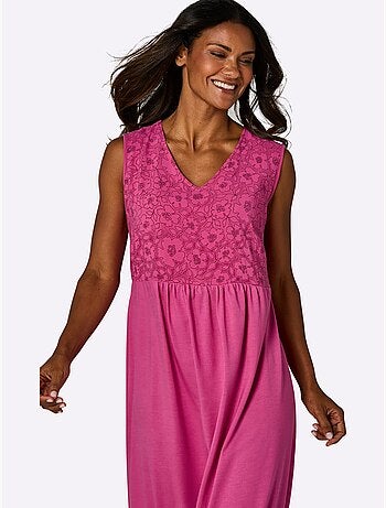 Chemise De Nuit Jersey Fin - Taille Standard - Witt