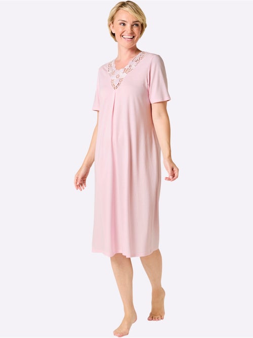 Chemise De Nuit Jersey Fin - Taille Standard - Witt - Kiabi Chemise De Nuit Jersey Fin - Taille Standard - Witt - Kiabi