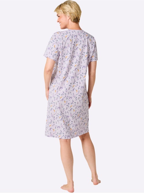 Chemise De Nuit Jersey Fin - Taille Standard - Witt - Kiabi