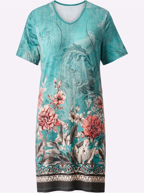 Chemise De Nuit Jersey Fin - Taille Standard - Witt - Kiabi