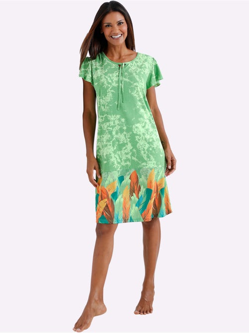 Chemise De Nuit Jersey Fin - Taille Standard - Witt - Kiabi