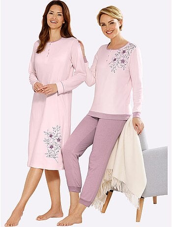 Chemise De Nuit Jersey Moelleux - Taille Standard - Witt