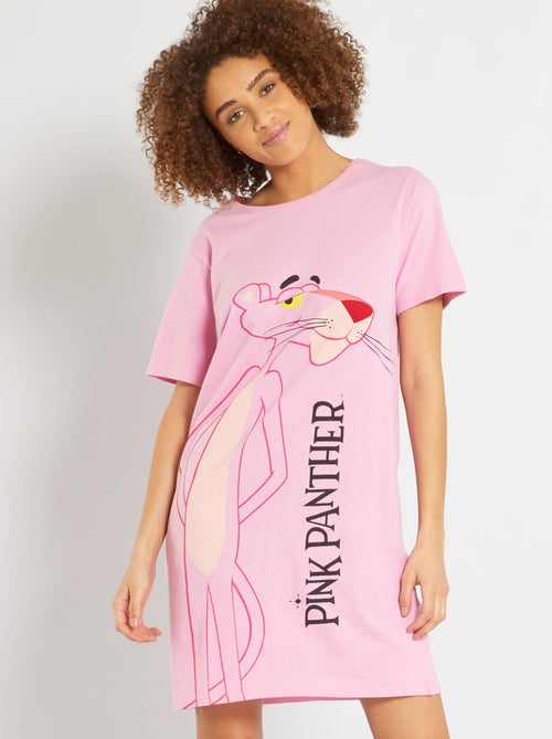 Chemise de nuit ' La Panthère Rose' - Kiabi