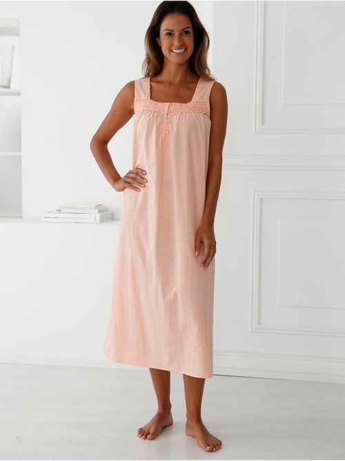 Chemise de nuit larges bretelles - DAXON - Kiabi