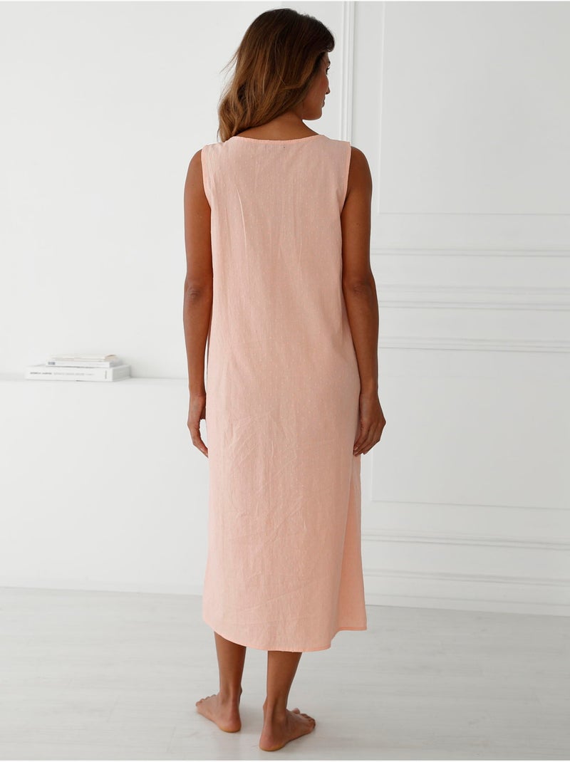 Chemise de nuit larges bretelles - DAXON Orange clair - Kiabi