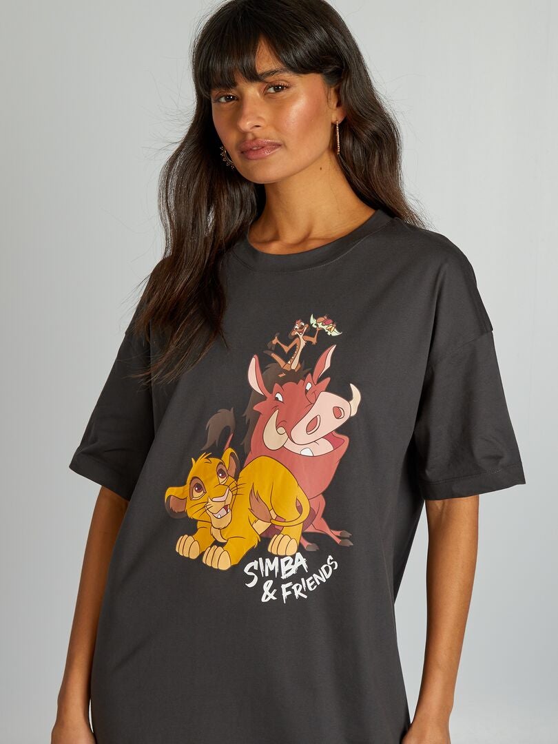 Chemise de nuit 'Le roi lion' 'Disney' - Gris - Kiabi - 12.00�?�