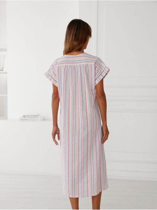 Chemise de nuit légère manches courtes - DAXON - Kiabi